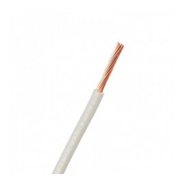 (Cable de Venta por Metro) Cable ARGOS Blanco Calibre 12 Cable no. 12 Cable 12 AWG 1 Polo Blanco ARGOS