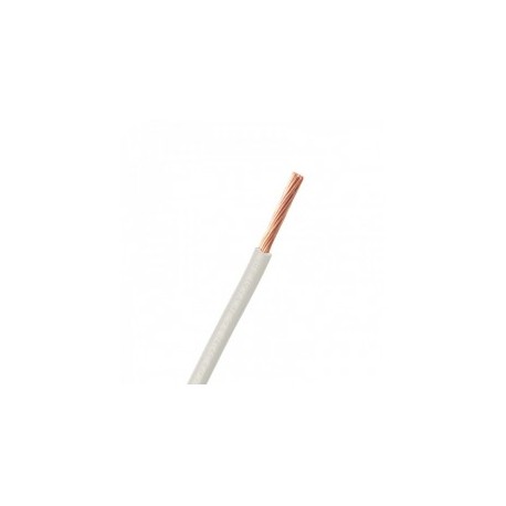(Cable de Venta por Metro) Cable ARGOS Blanco Calibre 12 Cable no. 12 Cable 12 AWG 1 Polo Blanco ARGOS