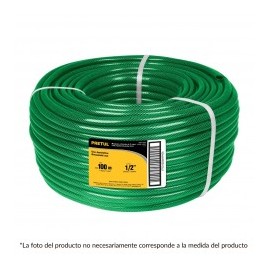1 Metro manguera para jardin de 3 capas reforzada Manguera casera para jardin con refuerzo tramado radial 8 hilos
