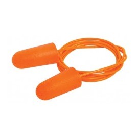 Tapon Auditivo para el Ruido Tapón auditivo desechable de espuma con cordón, truper