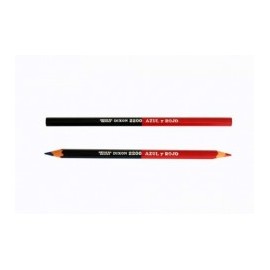 1 pieza Lapiz Bicolor Azul y Rojo Lapiz Multicolor Lapiz Rojo y azul