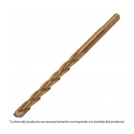 1 pieza broca de 5/16 por 4" de largo para concreto, cemento, broca para muro de 4" pulgadas