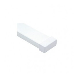 Tapa Final Color Blanco De PVC Auto Extinguible Tapa Para Canaleta Tapa Final Para Canaleta Plastica 4820