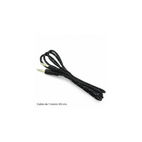 Cable Auxiliar 3.5mm Jack Audio 1.5 Metro Sin Micrófono Cable de Audio Cable Auxiliar de 1.5 Metros de 3.5mm