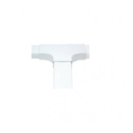 Sección En "T" Color Blanco De PVC Auto Extinguible Accesorio En T Para Canaleta T Para Canaleta Plástica PVC para 4820