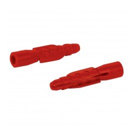 Paquete con 50 piezas de Taquete Rojo de 1/4" Taquete cerrado de 1/4" Para concreto