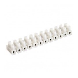 Banco de Terminales 24 tornillos con 2 filas para 11-20AWG calibres voltaje max 380v amp max 20a