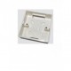 Box for door release button installation / Plastic / Compatible with button ZKRB01