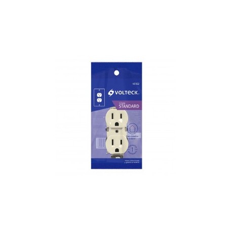 Contacto Doble Aterrizado Std Voltech 46102 Contacto doble aterrizado Contacto para pared