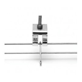 Grapa de suspensión para anchos de 50 mm, con acabado Electro Zinc Grapa de suspensión para Charola Charofil