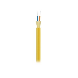 Cable de Fibra Óptica de 2 Hilos (G.657.A1), Monomodo OS2 9/125, Interior, Tight Buffer 900um, No Conductiva Dieléctrica