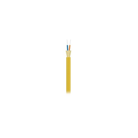 Cable de Fibra Óptica de 2 Hilos (G.657.A1), Monomodo OS2 9/125, Interior, Tight Buffer 900um, No Conductiva Dieléctrica