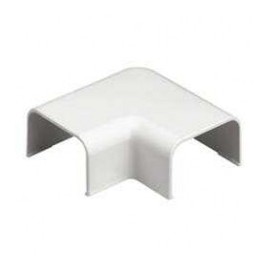 Conexión en ángulo recto "L", para uso con canaleta LD3, material ABS, Color Blanco Mate