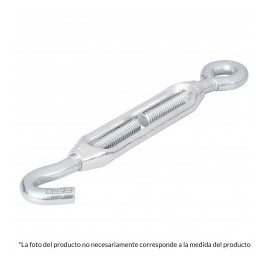 1 pieza Tensor de Gancho a Argolla Cerrada Tensor para cable de Acero Tensor de 40kg 3/16"