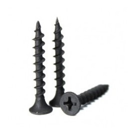 (Paquete de 100 piezas) caja de pijas negras Pija Negra tornillo Pija multiusos de 3/4" no. 6
