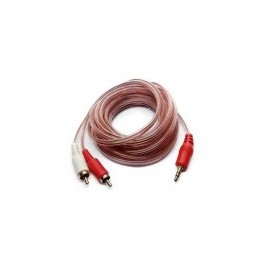 Cable RCA con audio Cable de 3.5mm Cable auxiliar con 2 RCA Cable para audio de 1.8 Metros