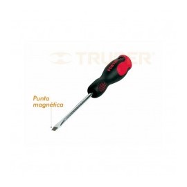 Flat screwdriver 3/16" x 3" Flat screwdriver Truper screwdriver with comfort plastic handle