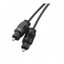 Cable de Fibra optica Cable optico de 1.5 Metros color Negro Cable Toslink audio digital Stereo
