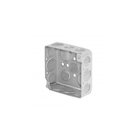 Chalupa reforzada de 4 x 4" pulgadas Caja metalica electrica Chalupa cuadrada REFORZADA