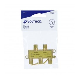 Coaxial signal splitter for TV Television, cablevision, sky, RG6 1 input 4 outputs signal Video Cable splitter