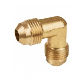 Codo Unión De Latón, 3/8 X 3/8' Roscas Macho Flare Codo Cople para gas de 3/8 x 3/8" codo para gas