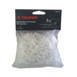 Separador de loseta Separador de piso de 2 mm bolsa con 200 piezas Separadores para piso vitro loseta