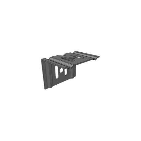 Ménsula económica MallaFils, para montaje en pared, para anchos de charola de 50 mm, con acabado electrozinc