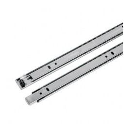 1 pieza Corredera de extensión de 3/4" ancho de 2.5 Cm Centímetros x 55 Cm Centímetros de Largo carga hasta 10 kilos Para Cajón