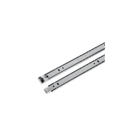 1 pieza Corredera de extensión de 3/4" ancho de 2.5 Cm Centímetros x 55 Cm Centímetros de Largo carga hasta 10 kilos Para Cajón