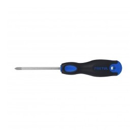 Desarmador Phillips 3' x 3/16' Pretul Desarmador tipo estrella de 3/16" ancho por 3" mango confort Destornillador de cruz