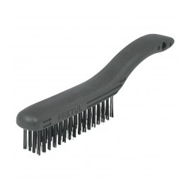Brush with metal bristles Brush 64 brushes 24 wires per brush Carbon steel brush Wire Brush