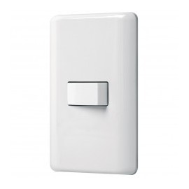 Placa Armada Con 1 Interruptor Sencillo Volteck Basic 25078 Paquete de placa de pared doble con interruptor sencillo de pared