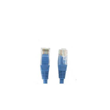 Patch cord Cat.5e Categoría 5e Cable de Red de 1 metro color Azul Cable de ethernet Azul 1 Metro Cat5e