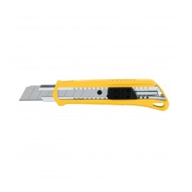 Cutter 6 Con Grip Retractable knife with steel blade Knife with comfort plastic handle