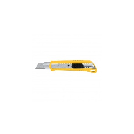 Cutter 6 Con Grip Retractable knife with steel blade Knife with comfort plastic handle