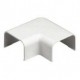 Right angle "L" connection, for use with LD10 trunking, ABS material, Matte White Color Beige type