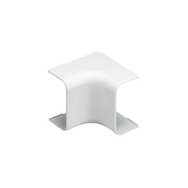 Interior corner piece, for use with LD5 gutter, ABS material, Matte White Color Corner piece for LD5 Gutter White Beige type