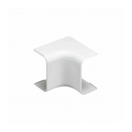 Esquinero interior, para uso con canaleta LD3, material ABS, Color Blanco Mate