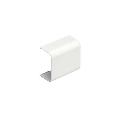 Straight union, for use with LD5 trunking, ABS material, Matte White Color Beige type