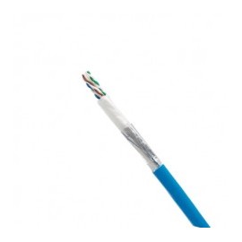 (1 Metro) Cable UTP RJ45 100% cobre certificable para Redes, Voz y Datos, Video, Señal Blindado para Exterior Panduit Azul