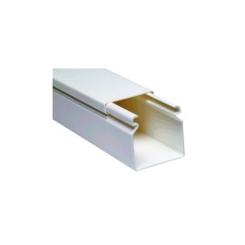 Canaleta 1619 Adhesiva Pvc 4 Cables 16mmx19mmx2m Canaleta para 6 Cables Canaleta con pegamento Canaleta blanca Canaleta de PVC