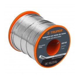 Soldadura para electronica 60/40 de 1mm nucleo de resina 60% Estaño 40% plomo