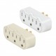 Contacto triple con tierra Barra Multicontacto Contacto de pared triple Beige o Blanco