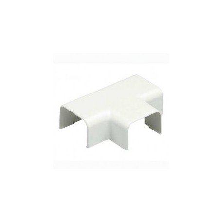 "T" accessory, for use with LD10 trunking, ABS material, Matte White Color Beige type