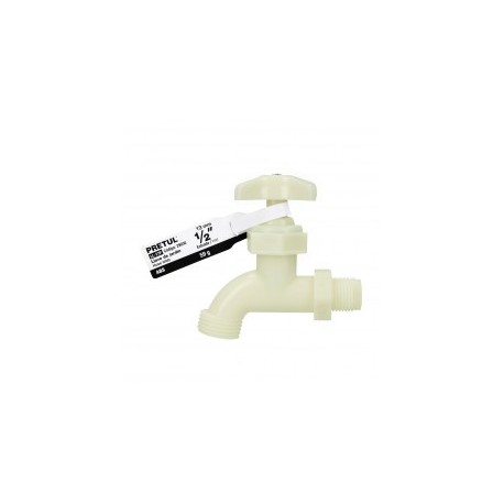 Llave para Jardin Llave de plastico para manguera Llave platica de 1/2" pretul