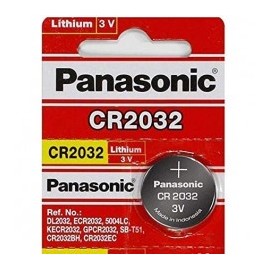 CR2032 3 V @ 225 mAh lithium battery (Non-rechargeable battery)