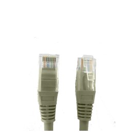 Cable de Parcheo UTP Cat6 1 metro Gris Patch cord Cable de Red ponchado Cable Red Categoria 6 Cat6 Rj45 Utp Ethernet