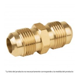 Niple Union 1/2'' X 1/2'' Para Gas Foset tipo FLARE Cople de gas de 1/2 a 1/2 media pulgada
