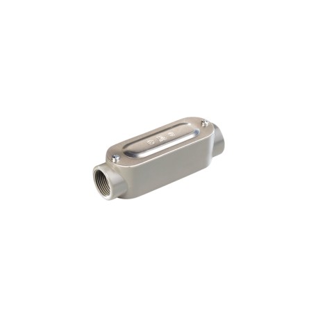 1/2" (12.7 mm) Type C Condulet Box Includes lid and screws. Media 1/2" Condulet Box with lid