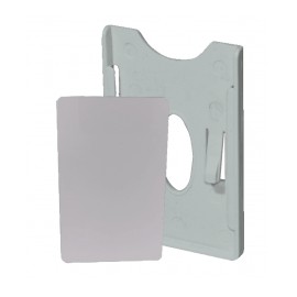 Package of 1 piece Tag UHF Mifare 13.56 and UHF (900 mhz) + 1 ID Card holder for Plastic car with 3m glue